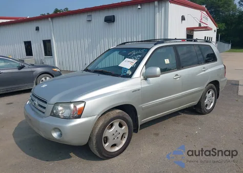 2005 Toyota Highlander Limited V6 z USA, uszkodzony, nr VIN JTEDP21A550085372